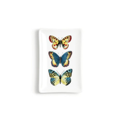 FORNASETTI - Posacenere Rettangolare Farfalle Multicolore