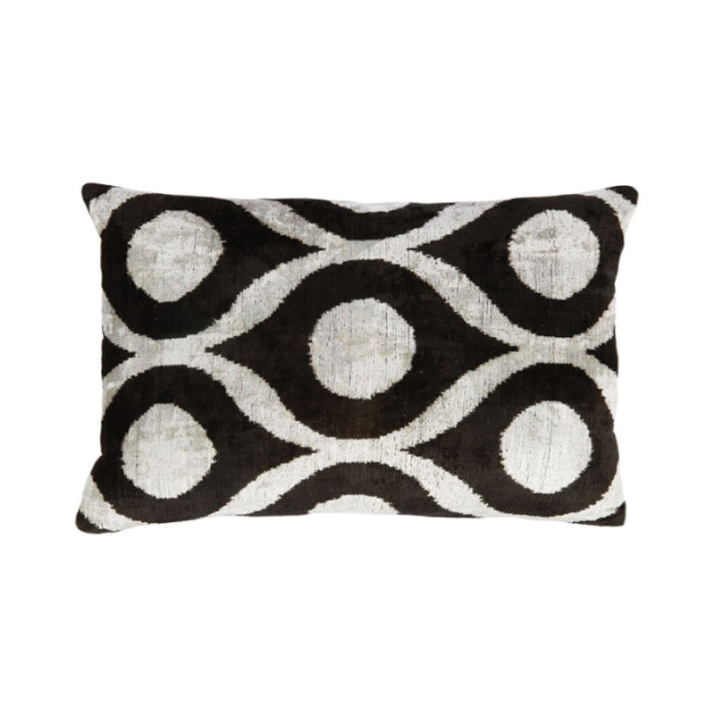 Les Ottomans - Cuscino Ikat Velvet Double Side V15