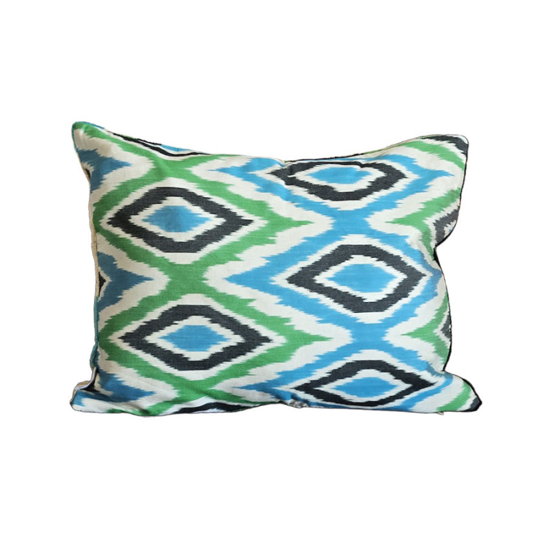 Les Ottomans - Cuscino Ikat Velvet Double Side V974