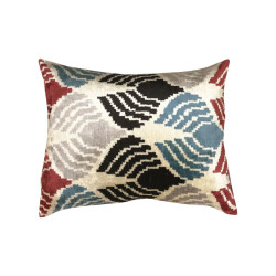 Les Ottomans - Cuscino Velvet Ikat Uzbek Double Side S157