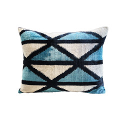 Les Ottomans - Cuscino Velvet Ikat Double Side V386