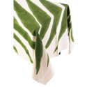Les Ottomans - Tovaglia in Cotone Dipinta a Mano 'Foglia Verde' IKB 86
