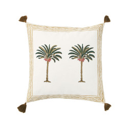 Les Ottomans - Cuscino in Cotone 'Palme'