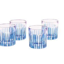 Les Ottomans -  Set di Tumbler in Cristallo 'Blue'