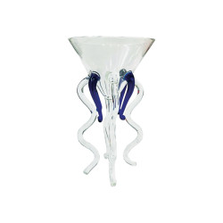 Les Ottomans - Calice da Cocktail 'Tenticles' Blue