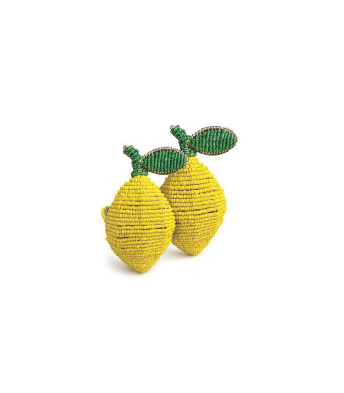 Les Ottomans - Porta Tovaglioli con Perline 'Limoni'