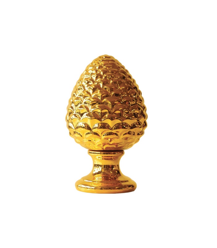 Sbordone Porcellane - Pigna Siciliana Oro in Ceramica Grande