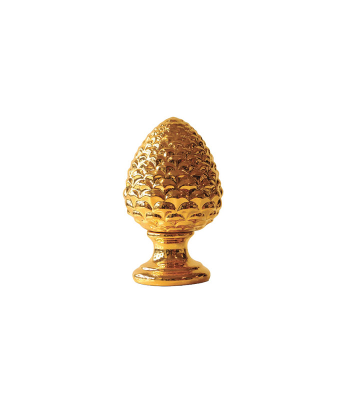 Sbordone Porcellane - Pigna Siciliana Oro in Ceramica Piccola