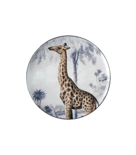 Les Ottomans - Piatto in Ceramica Menagerie Ottomane 'Giraffa'