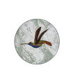 Les Ottomans - Piatto in Ceramica Menagerie Ottomane 'Colibrì'