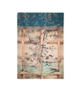 Pierre Louis Mascià - Sciarpa Stola in Cashmere EUCLIDEX 'Kilim Di Alloro'