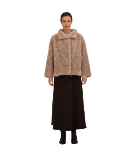 HERNO - Giacca in Soft Faux Fur 'Chantilly'