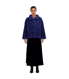 HERNO - Giacca Corta in Soft Faux Fur 'Bluette'