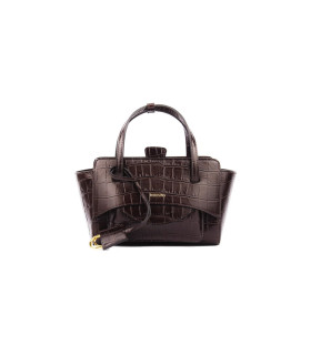 HIDESINS - Borsa a Tracolla FLAP 'S' Cocco Marrone