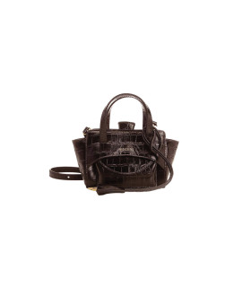 HIDESINS - Borsa a Tracolla FLAP 'XS' Cocco Brown