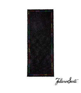 Faliero Sarti - Sciarpa in Cashmere con Ricami 'TE QUIERO'