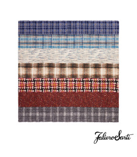Faliero Sarti - Sciarpa Quadrata in Lana e Cashmere 'VINTAGE'