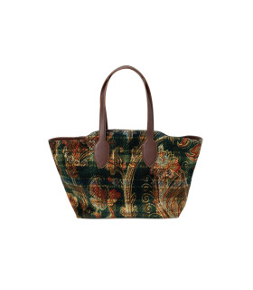 GAVAZZENI - Borsa LOUISE in Velluto Stampato Fiori
