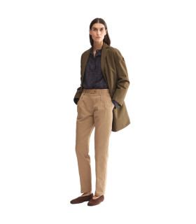 ASPESI - Pantalone in Gabardine di Cotone 'Beige'