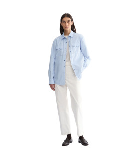 ASPESI - Pantalone Cargo in Gabardine di Cotone 'Bianco'