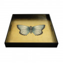 Les Ottomans - Vassoio in Legno Laccato Butterfly 'LT 02'