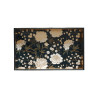 Les Ottomans - Vassoio In Legno Laccato Dalia Gold 'LT 04'