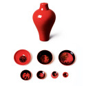 IBRIDE - Vaso Ming Servizio Da Tavola 'China Red'