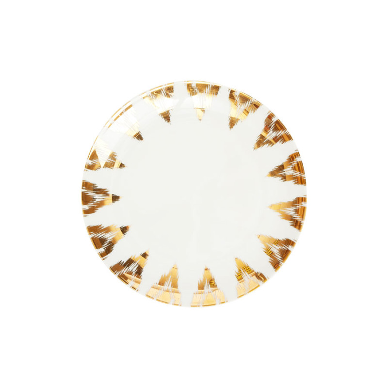 Les Ottomans - Piatto in Porcellana 'Uzbek Gold' Dessert