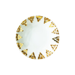 Les Ottomans - Piatto in Porcellana 'Uzbek Gold' Dinner