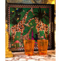 Ortigia Sicilia - Vassoio Laccato 'Giraffe' Verde