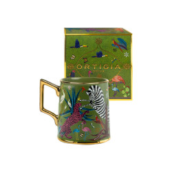 Ortigia Sicilia - Tazza in Ceramica Verde 'Jungle'