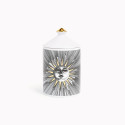FORNASETTI - 'SE POI' Candela Profumata Decoro Soli 'Gold'