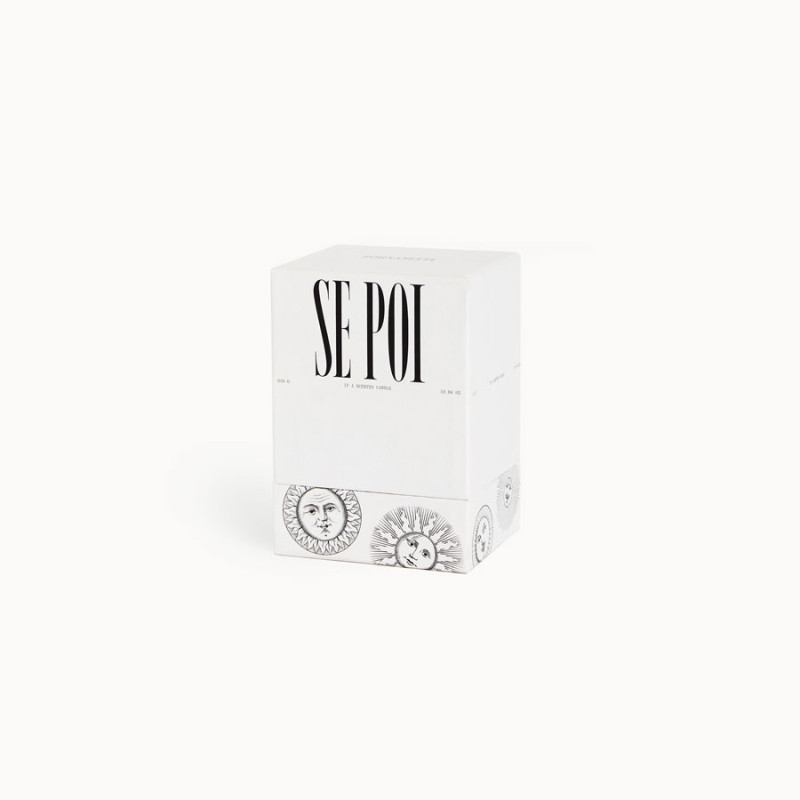 FORNASETTI - 'SE POI' Candela Profumata Decoro Soli 'Gold'