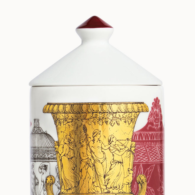 FORNASETTI - 'SE POI' Candela Profumata Decoro 'Reperti'