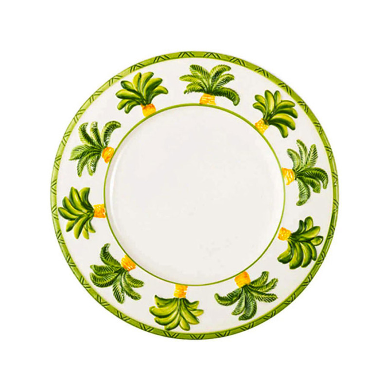 Les Ottomans - Piatto Menagerie Ottomane Dinner 'Palme'