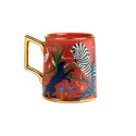 Ortigia Sicilia - Tazza in Ceramica Corallo 'Jungle'