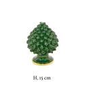 CERAMICHE CALTAGIRONE - Pigna In Ceramica Semilavorata Verde Oro