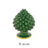 CERAMICHE CALTAGIRONE - Pigna In Ceramica Semilavorata Verde Oro