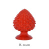 CERAMICHE CALTAGIRONE - Pigna In Ceramica Semilavorata Rosso Fuoco