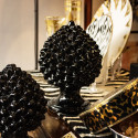 CERAMICHE CALTAGIRONE - Pigna In Ceramica Semilavorata Nero Lucido