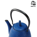 SOPHA DIFFUSION - Teiera in Ghisa IWACHU Blu Silver