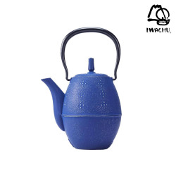SOPHA DIFFUSION - Teiera in Ghisa IWACHU Blu Silver