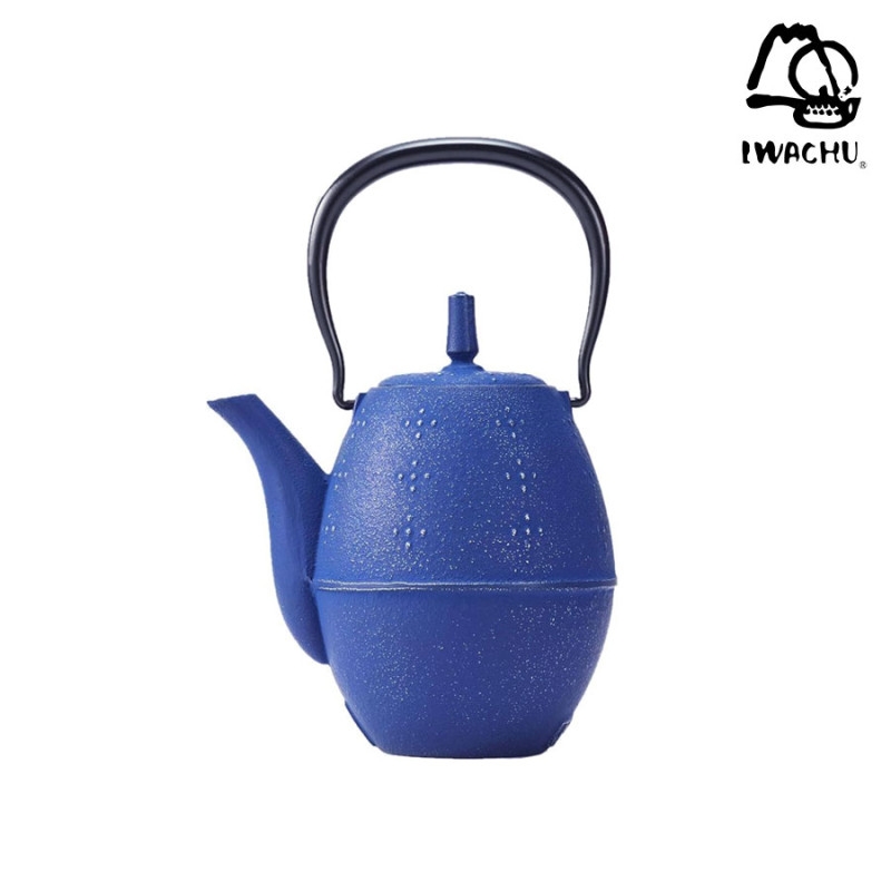 SOPHA DIFFUSION - Teiera in Ghisa IWACHU Blu Silver