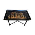 Les Ottomans - Chinoiserie Black Coffee Table