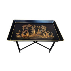 Les Ottomans - Chinoiserie Black Coffee Table