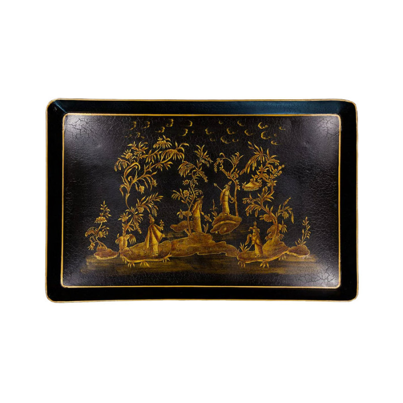Les Ottomans - Chinoiserie Black Coffee Table