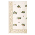 Les Ottomans - Tovaglia in Cotone Stampato 'Palma' Verde