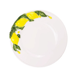 Les Ottomans - Dinner Plate in Ceramica 'Lemon Collection'
