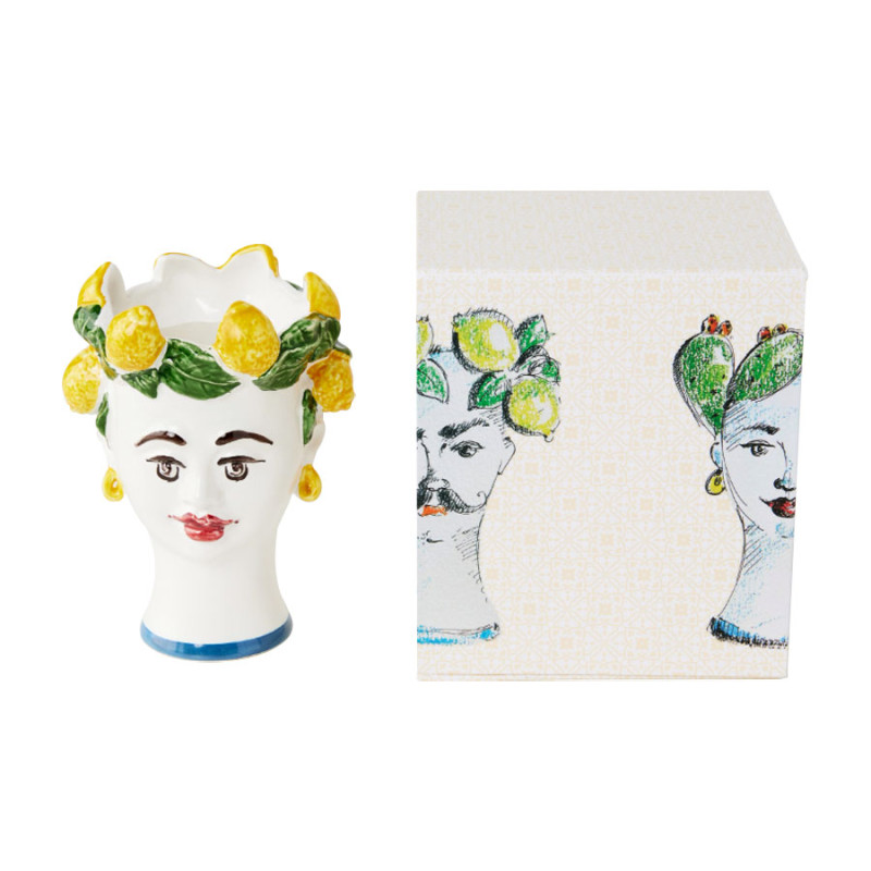 Les Ottomans - Candela Profumata 'Lemons' in Ceramica