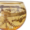 Vetrerie di Empoli - Calice Collezione 'PIAZZA NAVONA' Oro